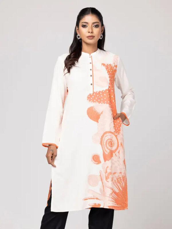 Printed Linen Panjabi